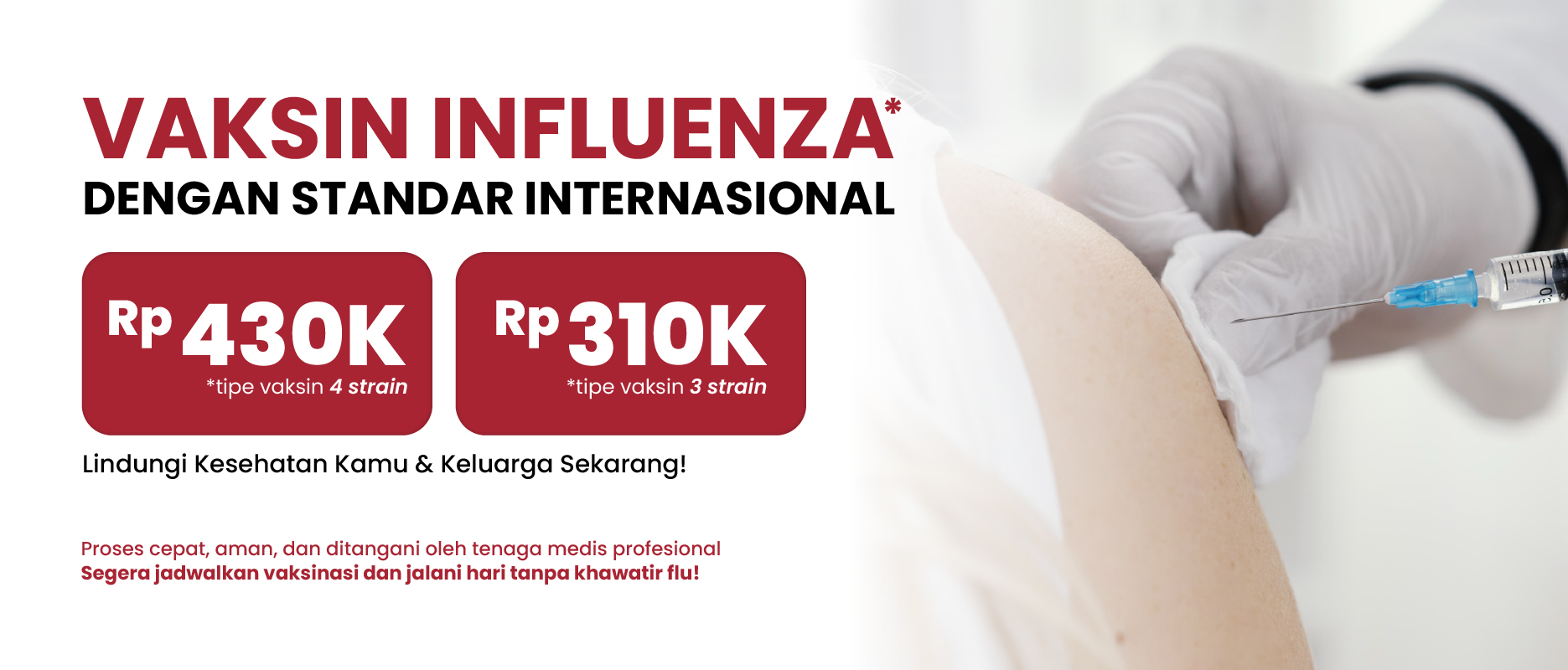 PROMO Vaksin Influenza 3 Strain